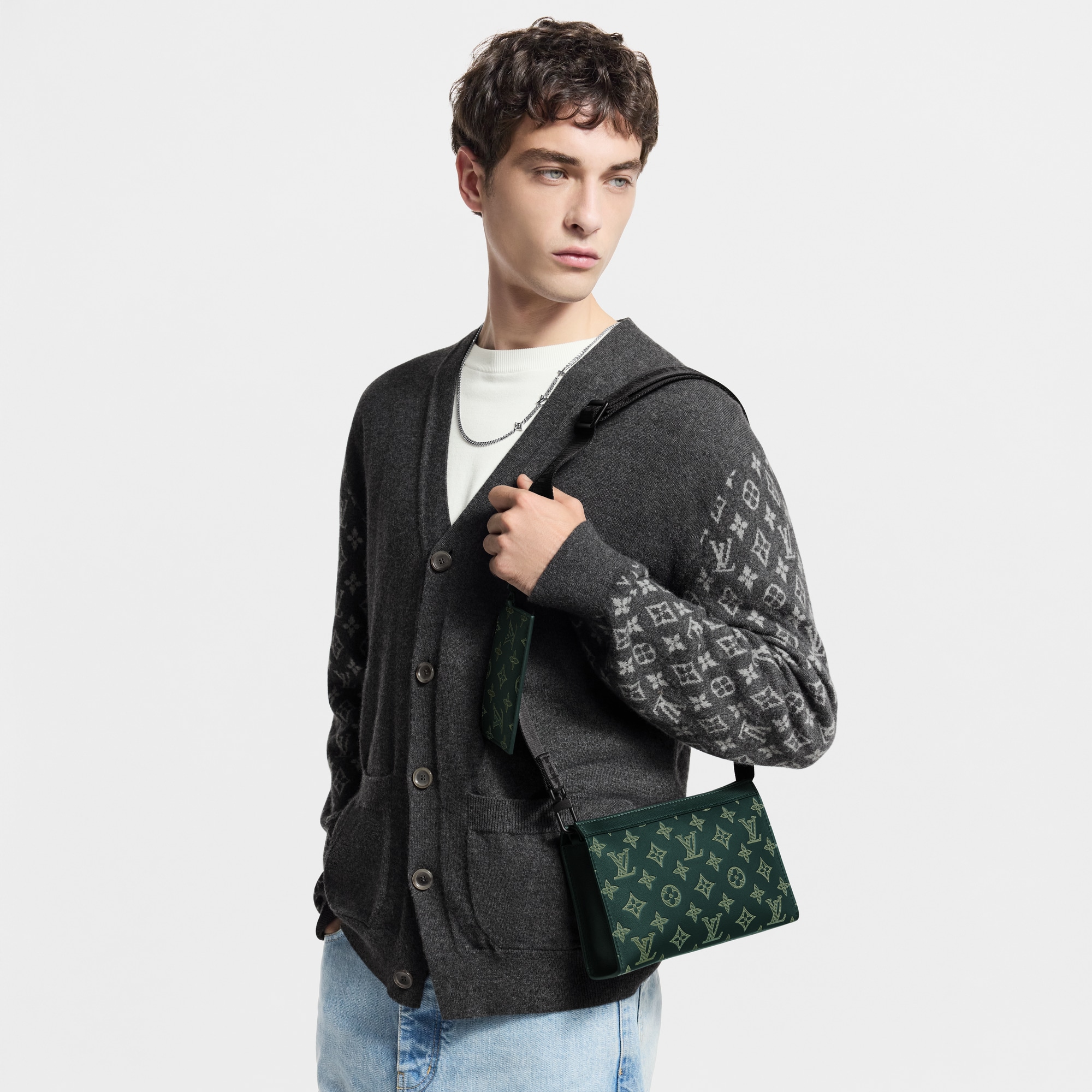 Gaston Wearable Wallet Monogram Shadow Leather - Wallets and Small